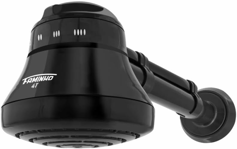 Chuveiro Faminho 4T PT 127V 5400W C/Cano 30CM