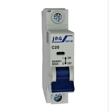 Disjuntor Jng Din Curva C Unipolar 20A