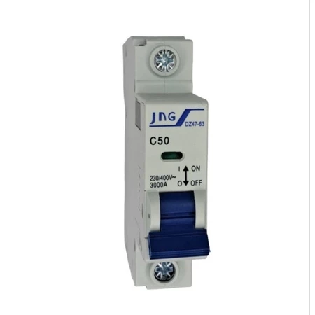 Disjuntor Jng Din Curva C Unipolar 50A