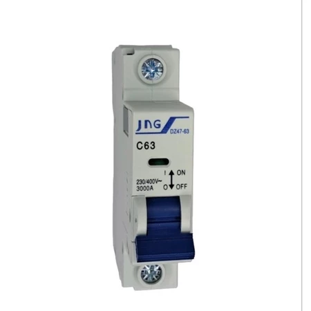 Disjuntor Jng Din Curva C Unipolar 63A