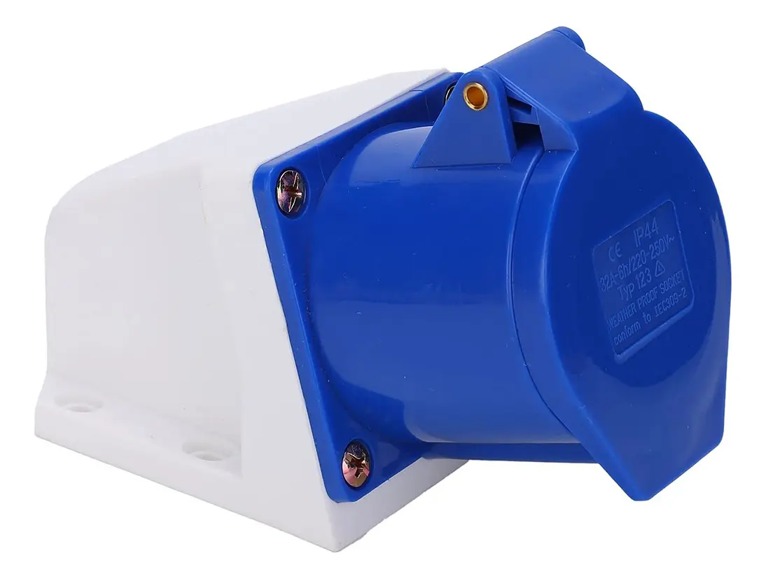Tomada Industrial Sobrepor 3 Polos 2p+t 32a 220v 6h