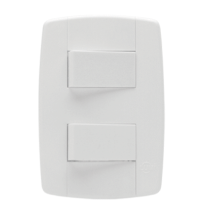 Conjunto 2 Interruptores Simples 10A 250V