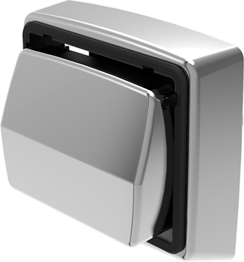 Acabamento ABS cromado p/valvula descarga Hydra Max